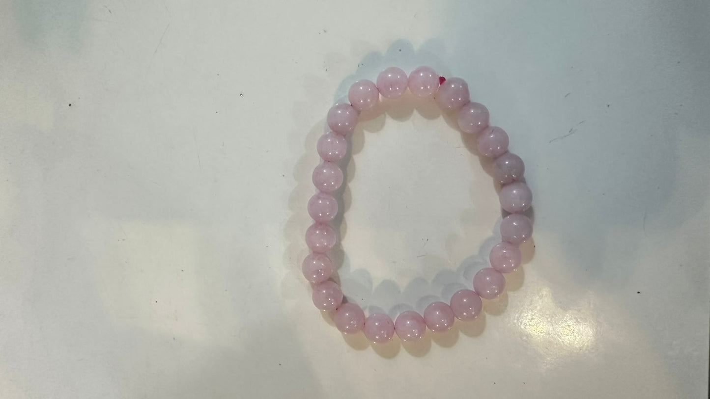 Rose Quartz Crystal Bracelet โ The Stone of Love & Harmony ๐