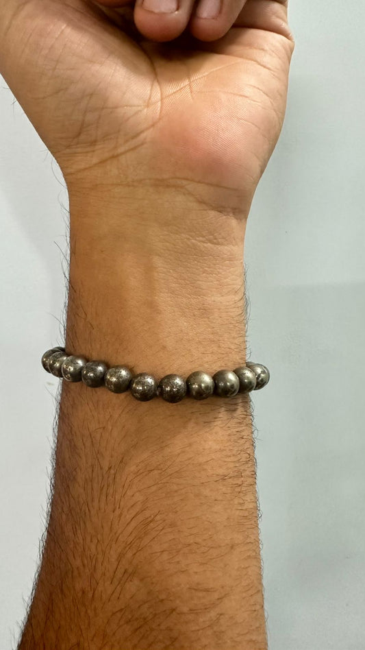 Pyrite Money Bracelet with FREE Raw Selenite Plate (Buy 1 Get 1 Offer)