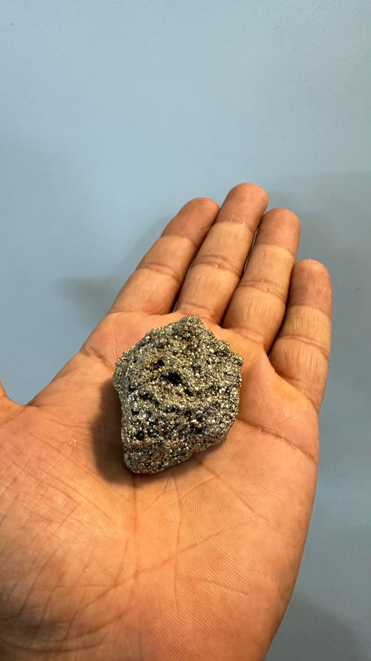 5 Piece Natural Pyrite Stone Set – The Stone of Wealth & Confidence